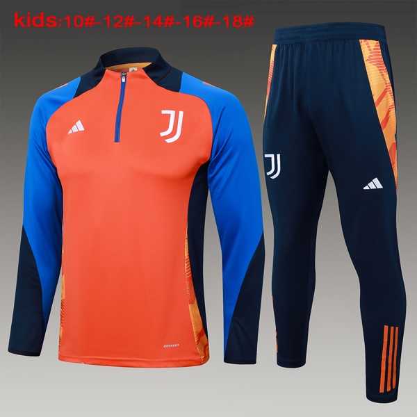 Kinder Sweatshirts Juventus 2024-2025 Orange Blau 3